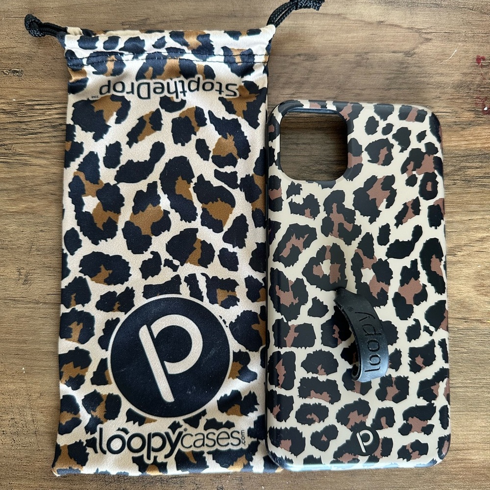 iPhone 11 Max Pro Loopy Case Leopard 🐆